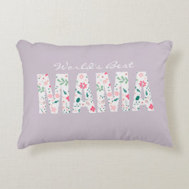 Mama Kissen Geschenk Welt besten Mama Accent Kisse