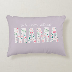 Mama Kissen Geschenk Welt besten Mama Accent Kisse