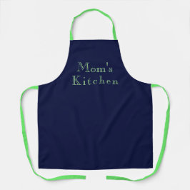 "Mama Kitchen" Mehrfach-Print-Schürze Schürze