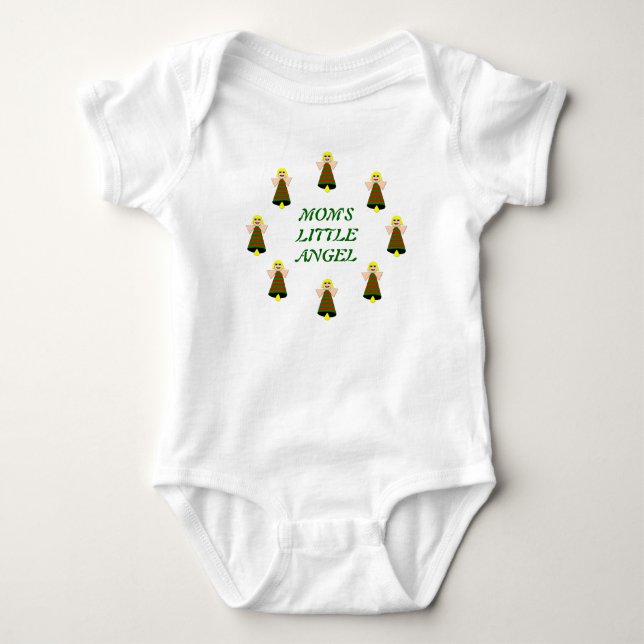 Mama Kleiner Engel Custom Baby Strampler (Vorderseite)