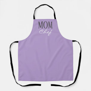 Mama Koch Modernes Lavendel Lila Script Küche Schürze
