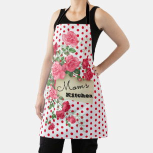 Mama Küche Personalisierte Rose Schürze