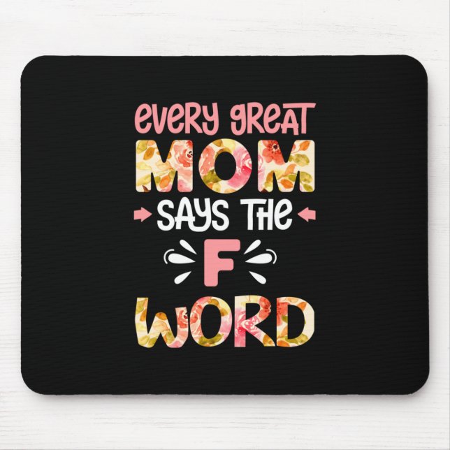Mama Kunst jede große Mama Mousepad (Vorne)