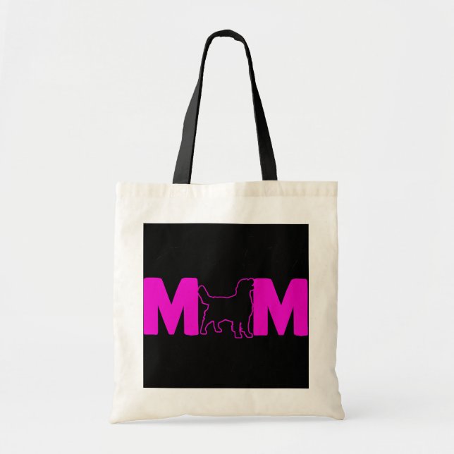 Mama Labrador s Hund T-Shirt Haustiere Liebe Fraue Tragetasche (Vorne)