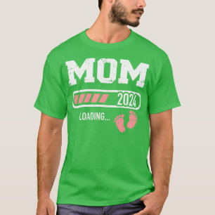 Mama laden 2024 für die Ankündigung einer Schwange T-Shirt