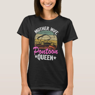 Mama Lago Maggiore Ehefrau Ponton Queen T-Shirt