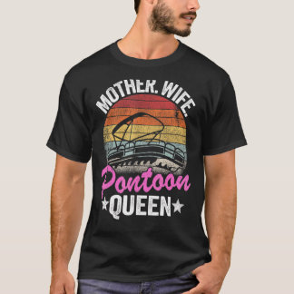Mama Lago Maggiore Ehefrau Pontoon Queen 2 T-Shirt