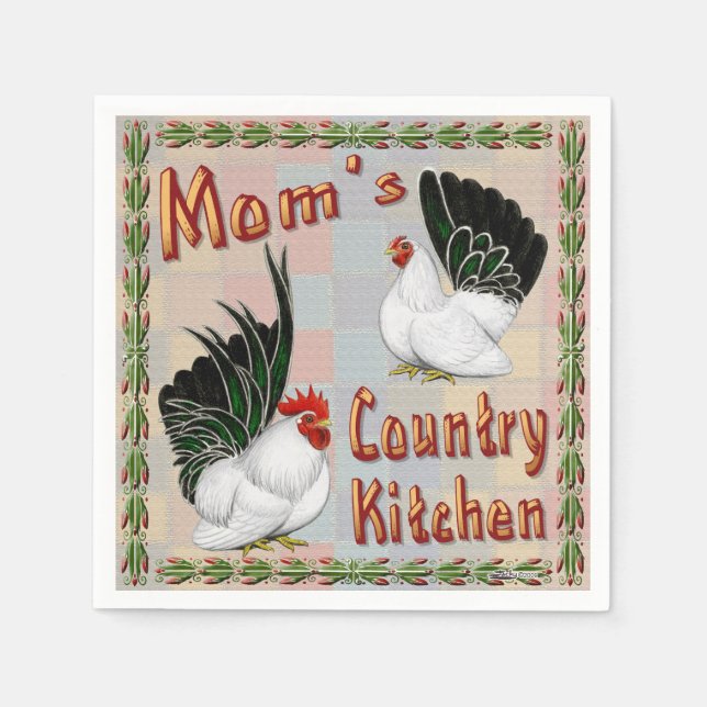 Mama Landküche Serviette (Vorderseite)