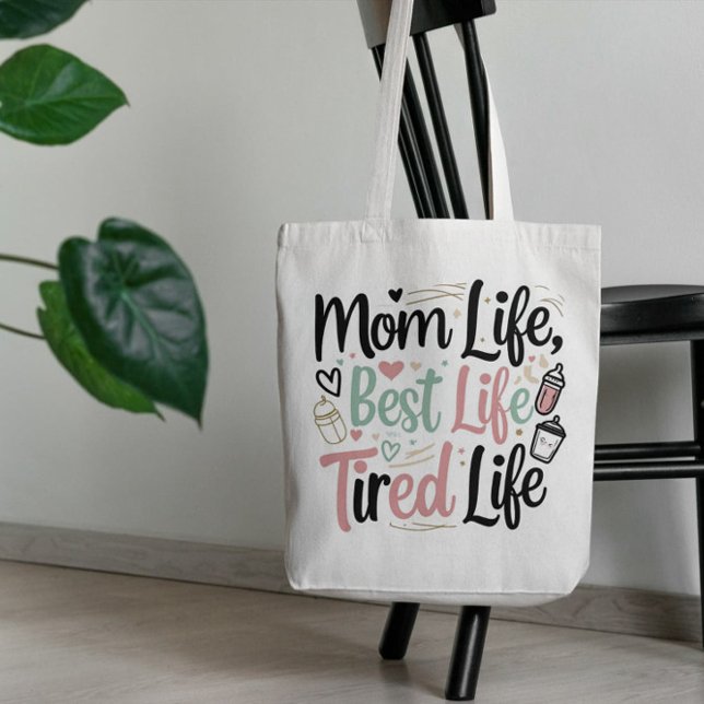 Mama Leben am besten Leben lustige Mama giftvoll Tasche (Von Creator hochgeladen)