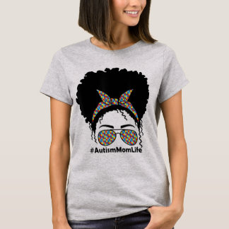 Mama Leben Autismus Bewusstsein Mama Frauen konfro T-Shirt