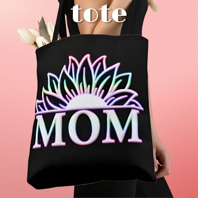 Mama Leben Momlife Blumenmutter Tag Tasche (Von Creator hochgeladen)