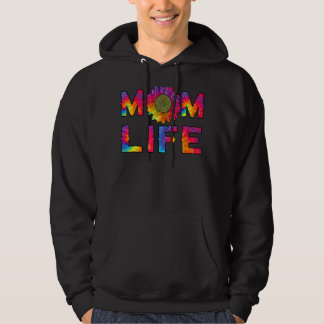 Mama Leben Sonnenblumen Gefärbte Krawatte Hippie M Hoodie