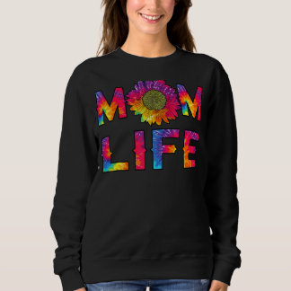 Mama Leben Sonnenblumen Gefärbte Krawatte Hippie M Sweatshirt