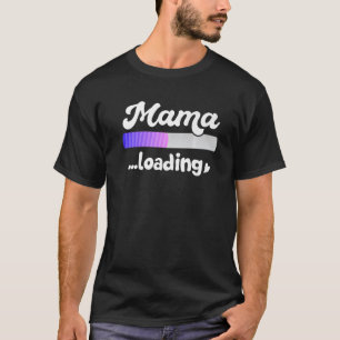 Mama legt zukünftige Mama Neue Mama Mütter bald B T-Shirt