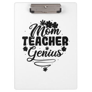 Mama Lehrerin Genius Klemmbrett