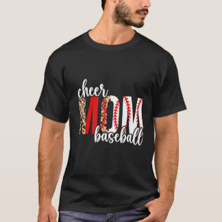 Mama Leopard Baseball & Cheerlea T-Shirt