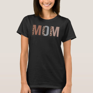 Mama Leopard Print Mama Niedlich Mütter Day Funny  T-Shirt