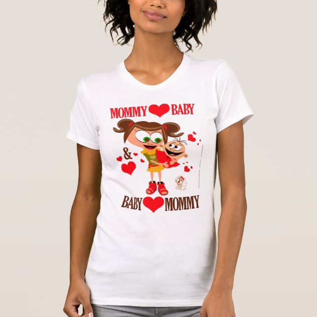 Mama-Liebe-Baby - Weiß 03 T-Shirt (Vorderseite)
