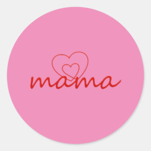 Mama Liebe Muttertagsgeschenk für das beste MAMA-T Runder Aufkleber