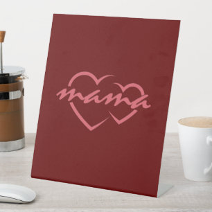 Mama Liebe Muttertagsgeschenk für das beste MAMA-T Sockelschild