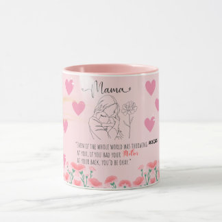 Mama-Liebe-Tasse – Herzliche Mutter und Baby  Tasse