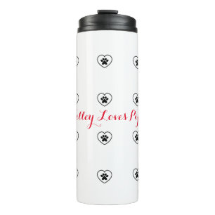 Mama-Lieben Hunde-Tasse anpassen Thermosbecher