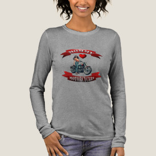 Mama liebt Motorräder Tri-Blend Shirt