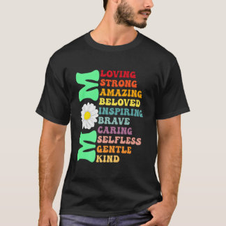 Mama Liebt Stark Erstaunlich Beste Mama Aller Zeit T-Shirt