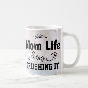 Mama Life Bokeh personalisierte Mug Kaffeetasse