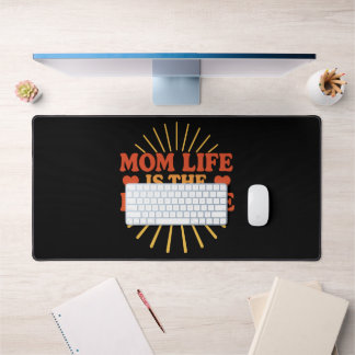 Mama Life ist das beste Leben Schreibtischunterlage