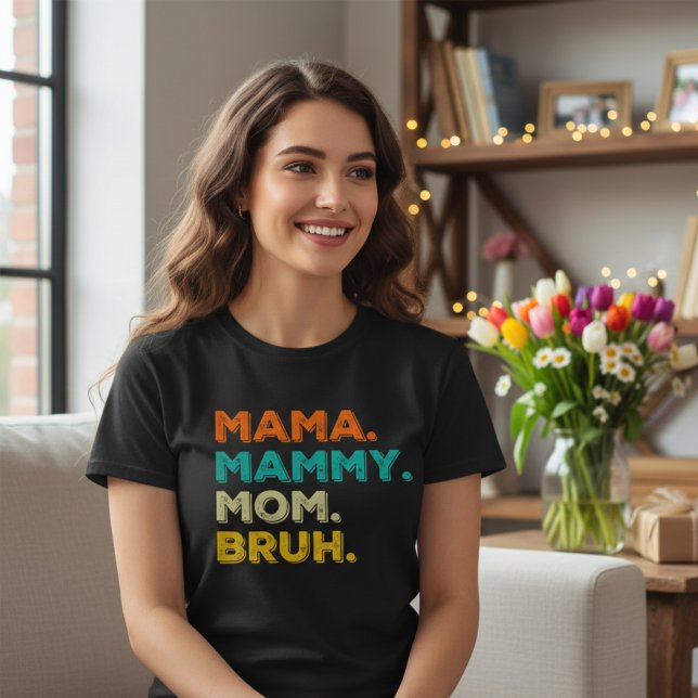 Mama Life Shirt, T - Shirt der Mutterschaft, Mutte (Personalized Best Mom Ever Happy Mother’s Day Design)