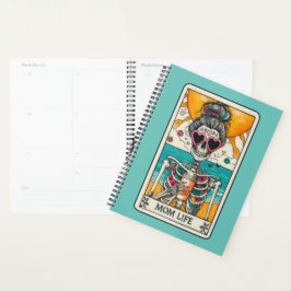 Mama Life Skeleton Tarot Card Planner Planer