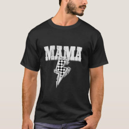 Mama Lightning-Mama Scheckarmatur für Mutter T-Shirt