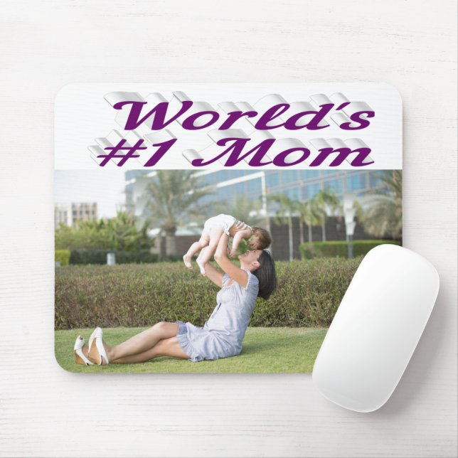 Mama lila Foto Mousepad (Mit Mouse)