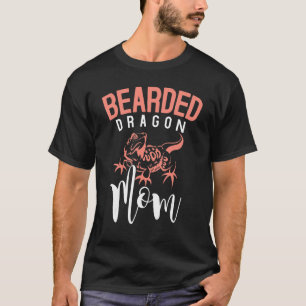 Mama Lizard Reptile Mothers Day Bearted D T-Shirt