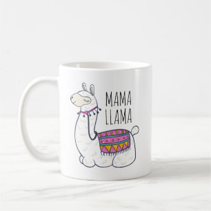 Mama Llama, Llama Tasse, Muttertagsgeschenk, Kaffe Kaffeetasse