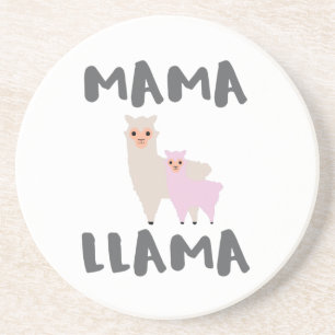 Mama Llama Mama Getränkeuntersetzer