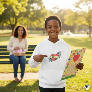 Mama Lover Elegantes Herz Hoodie