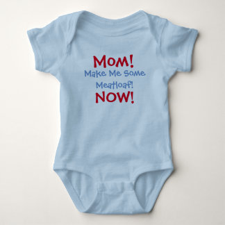 Mama! Macht mir Meatloaf! Jetzt! Baby Strampler