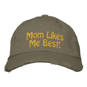 Mama mag mich am liebsten! bestickte kappe