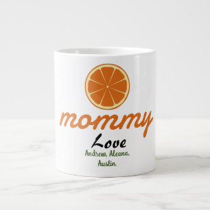 Mama-Mama-Kinder-Namen personalisieren Sitte Jumbo-Tasse