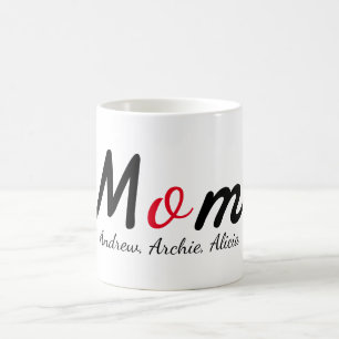 Mama-Mama-Kinder-Namen personalisieren Sitte Kaffeetasse