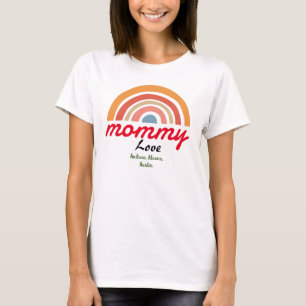 Mama-Mama-Kinder-Namen personalisieren Sitte T-Shirt
