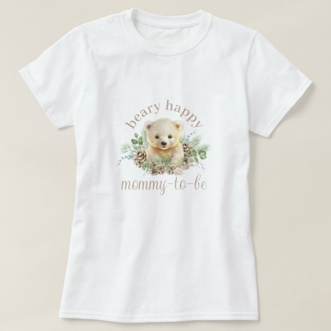 Mama Mama Kinderdusche Schwangerschaft T-Shirt (Design vorne)