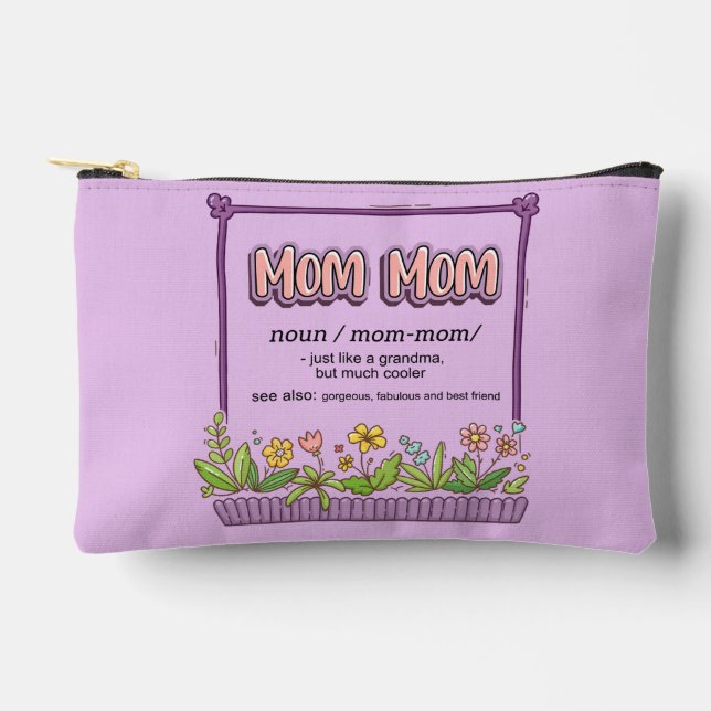 Mama Mama wie ein Oma, aber viel Cooler Zubehörtasche (Vorderseite)
