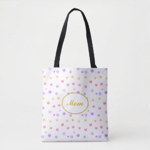 Mama-Mehrfarbige-Punkte-Tasche Tasche