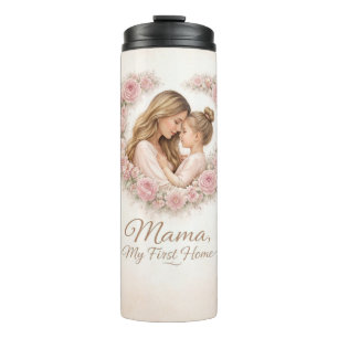Mama — Mein erstes Zuhause Mutter- und Tochter-B Thermosbecher