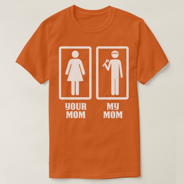 Mama Mein Mechaniker Mama T Shirt (Design vorne)