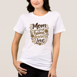 Mama, meine erste Zuhause, meine ewige Liebe Tri-Blend Shirt