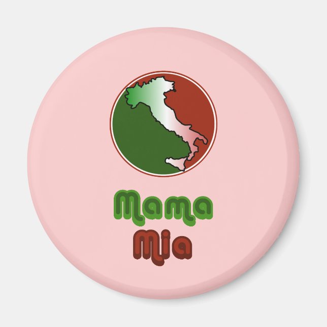Mama Mia Italian Magnet (Vorne)